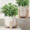 Artificial Shrubs Artificial Shrubs Real Touch Artificial Greenery Fake Plants Silk Schefflera Bushes Indoor Outdoor Garden Front Proch Office Home Table Centerpieces Wall Hanging Decor 2pcs